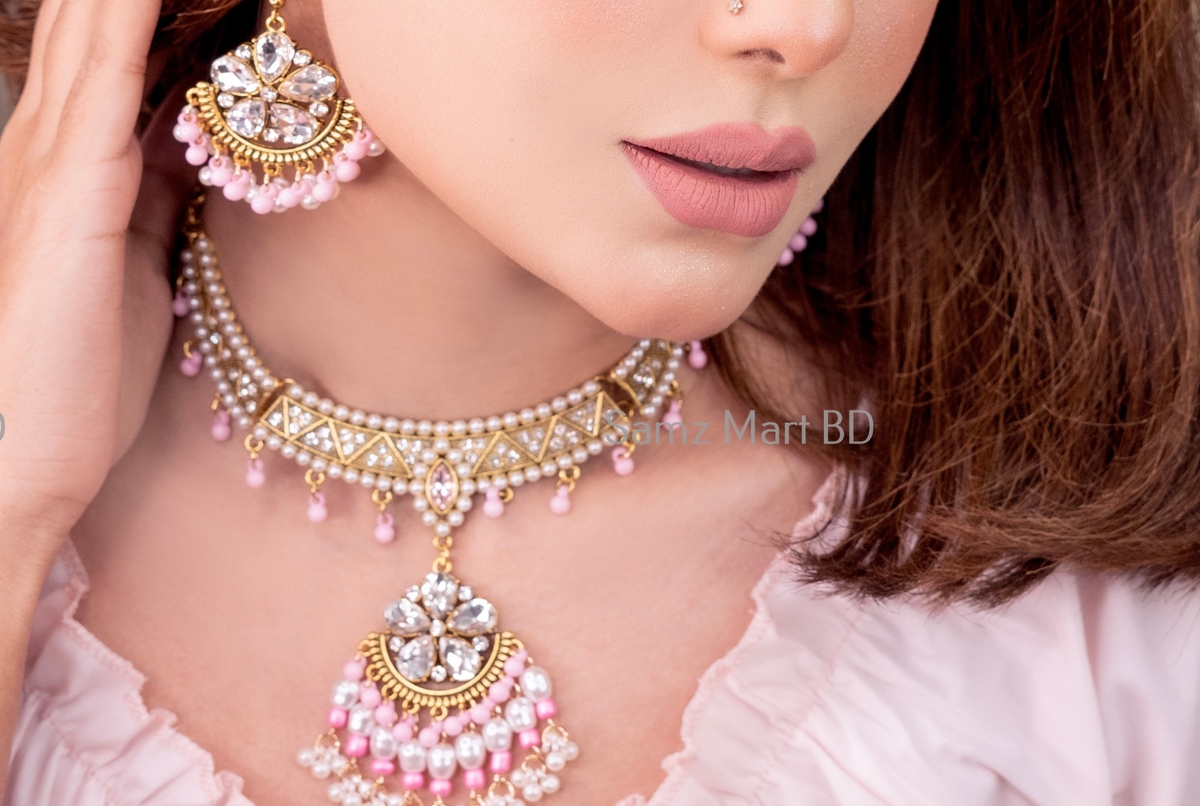 Luxury Pink Jhumka